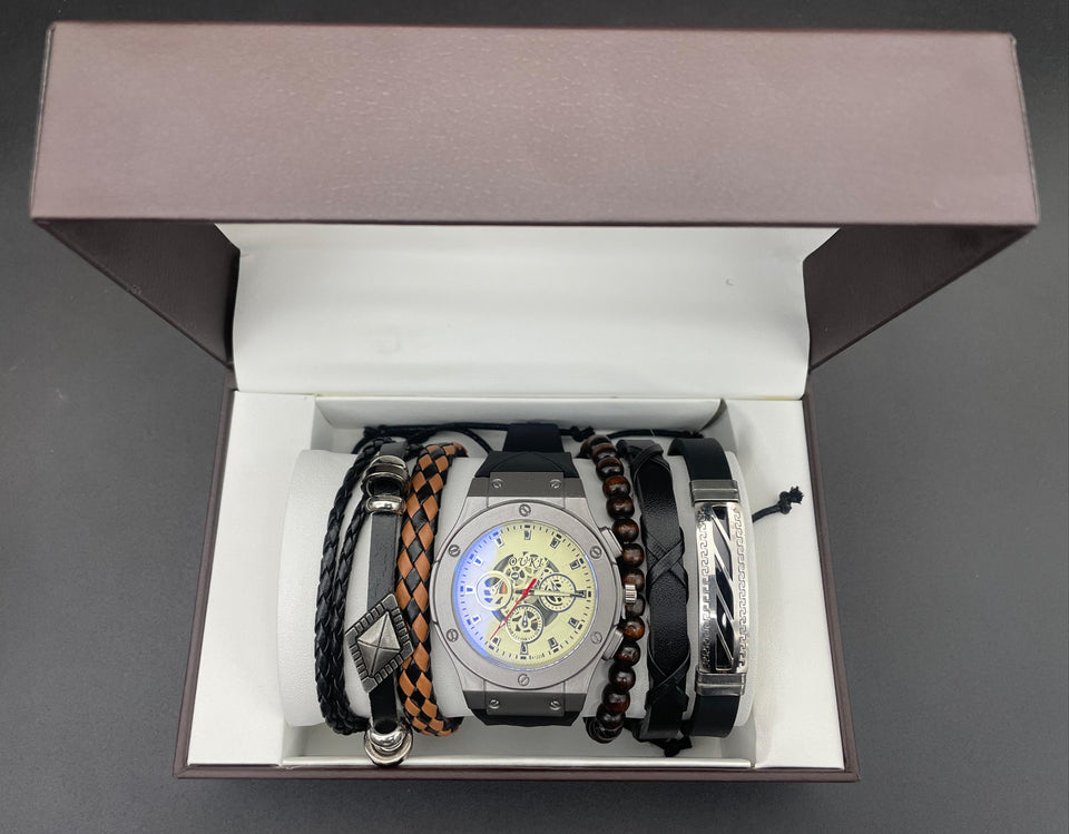 Elegancia Suprema: Reloj y Pulseras Exclusivas®